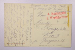 Germany 191x German Marine Feldpost / Nice PPC - L39407