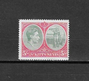 ST KITTS & NEVIS 1938/50 SG 77bd MNH