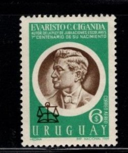 Uruguay - #C358 Evaristo Ciganda - MNH