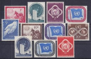 United Nations  #1-46, C1-4 4 PICTURES - Complete - NEVER HINGED cv$38.95