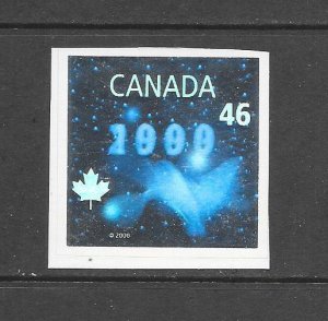 BIRDS - CANADA #1812  MILLENNIUM DOVE-HOLOGRAPHY   MNH