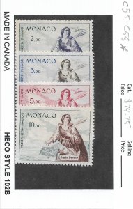 Monaco: Sc # C55-C58, MH (55014)