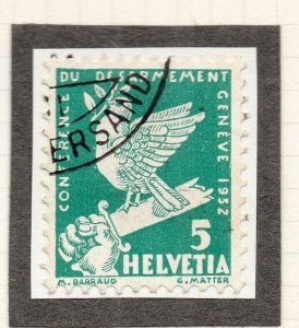 Switzerland 1932 SHADES Early Issue Fine Used 5c. NW-210714
