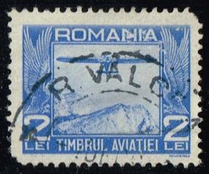 Romania #RA18 Airplane; Used (0.25)