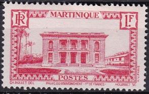 1938 Martinique Scott 158 Fort -de-France MH