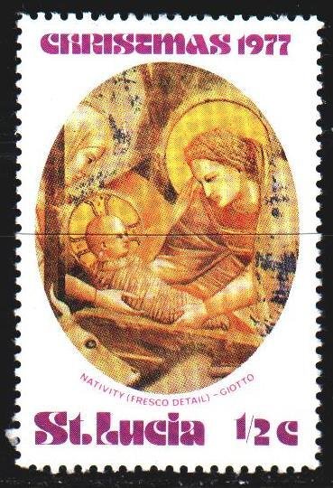 St Lucia. 1977. 420 of the series. Christmas. MNH.