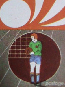 ​SCOTLAND-STAFFA STAMP-1974-WORLD CUP SOCCER-MUNICH'74-CTO FULL-SHEET VF