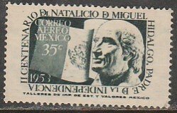 MEXICO C207, Bicentennial of Miguel Hidalgo, SINGLE. UNUSED, NO GUM, VF.