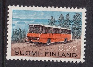 Finland  #460   MNH  1971  post bus  25p