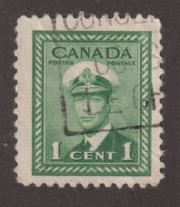 Canada 249 King George VI WWII War 1¢ 1942