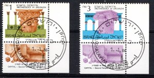 Israel Scott # 930 - 931, used, first day cancel