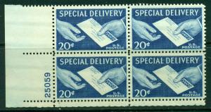 USA Sc. E20** - MNH, Plate block!