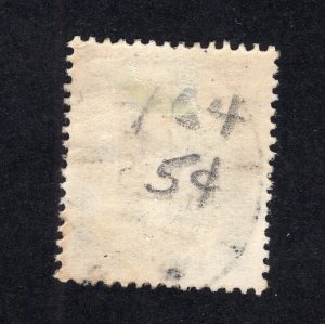 Denmark 1924 10o green Christian X, Scott 164 used, value = $7.00