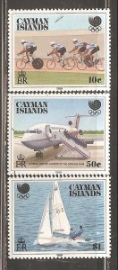 Cayman Islands  SC  598-600  Mint Never Hinged