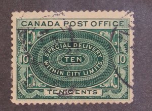 Canada - Scott E1 - 10 Cents Special Delivery - Used - SCV - $11.00