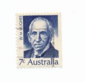 Australia 1972  Scott  516 used -  7c, Prime Ministers, William Morris Hughes