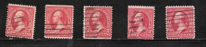 #279B Used 5 Stamps 10 Cent Lot (my4) Collection / Lot