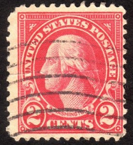 1923, US 2c, Washington, Used, Sc 554