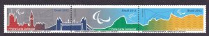 2015 Brazil 4251-4253strip 2016 Paralympic Games in Rio de Janeiro