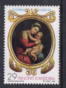 Andorra Spanish 231 Christmas MNH VF