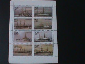 OMAN-WORLD FAMOUS ANCIENT SALING SHIPS -MNH-SHEET -EST-$14 WE SHIP TO WORLD WIDE
