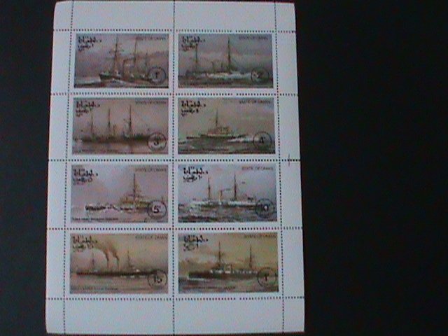 OMAN-WORLD FAMOUS ANCIENT SALING SHIPS -MNH-SHEET -EST-$14 WE SHIP TO WORLD WIDE