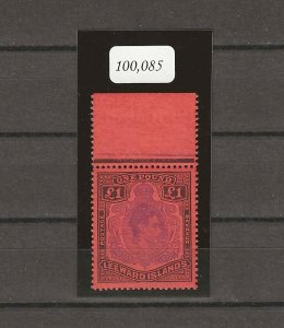 LEEWARD ISLANDS 1942 SG 114ca MNH CERT
