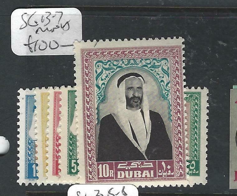 DUBAI   (PP1505B)  WDEFINITIVE HIGH VALUES SG 13-7   MNH