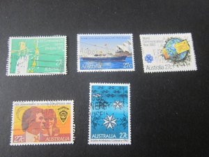 Australia 1982 Sc 842,68,69,70,71 FU