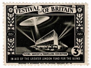 (I.B) Cinderella Collection : Festival of Britain 3d (Flying Saucer)