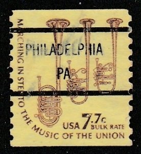 United States / Precancel     1614    (O)   Philadelphia   Coil