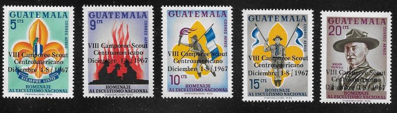 Guatamala C376-C380  MNH  Complete set