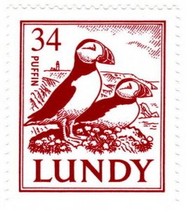 (I.B) Cinderella Collection : Lundy Puffin 34p