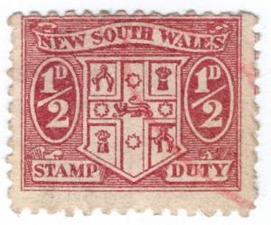 (I.B) Australia - NSW Revenue : Stamp Duty ½d