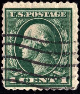 SC#498 1¢ George Washington Single (1917) Used