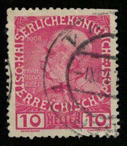 1908, Austria, 10 Heller, MC #144 (T-8387)