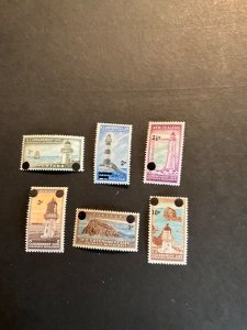 Stamps New Zealand Scott #0Y37-42 never hinged