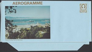 GIBRALTAR QE 12p pictorial aerogramme fine unused...........................J924