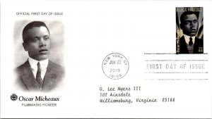 FDC 2010 SC #4464 Oscar Micheax - New York, Ny - Single - J3023