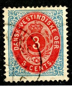 Danish West Indies, Scott #6e, Used