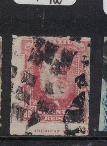 Brazil SC 71 English Imprint At Bottom, Cork Cancel VFU (6dre)