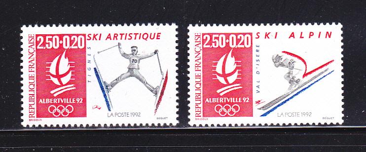 France B636-B637 Set MNH Sports, Olympics