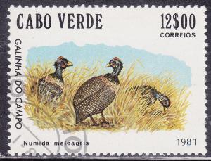 Cape Verde 440 Used 1981 Guinea Fowl