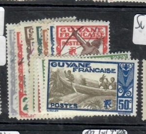 FRENCH GUIANA  SC  109-110, 112-117, 119, 121-122      MOG       P0606H