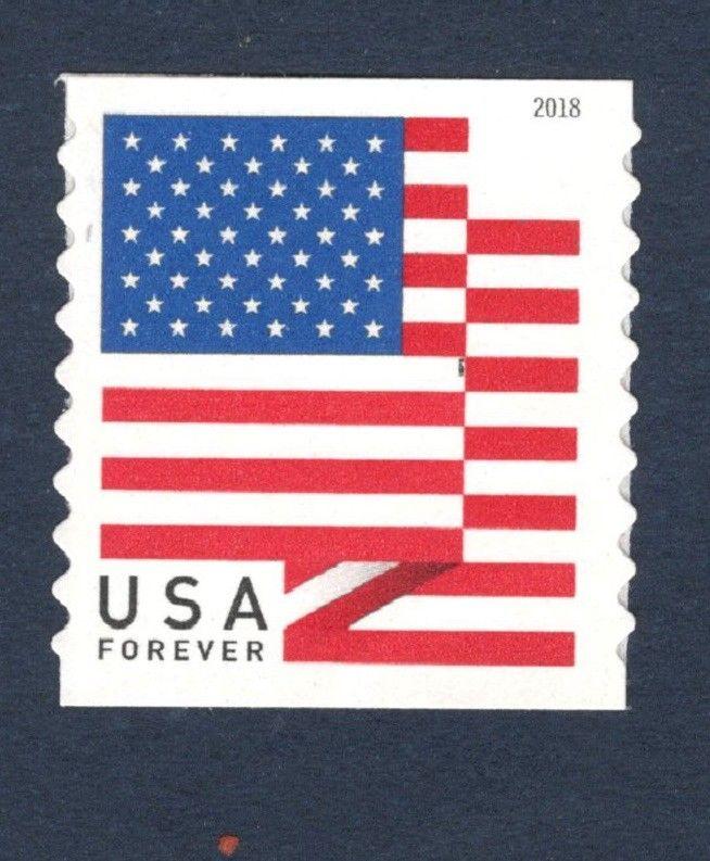 2018 Forever Stamps U.S. Flag Roll of 100