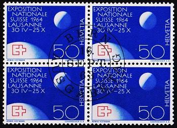 Switzerland.1963 50c(Block of 4) S.G.685 Fine Used