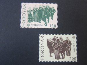 Faroe Islands 1981 Sc 63-64 set MNH