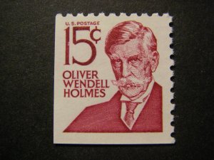 Scott 1288B, 15c Oliver Wendell Homes, booklet single, dull gum, MNH Beauty