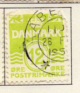 Denmark 1933 Early Issue Fine Used 12ore. 221079