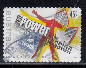 Australia 2001 Sc#1951 “Power and the Passion” (Midnight Oil), 1983 Used